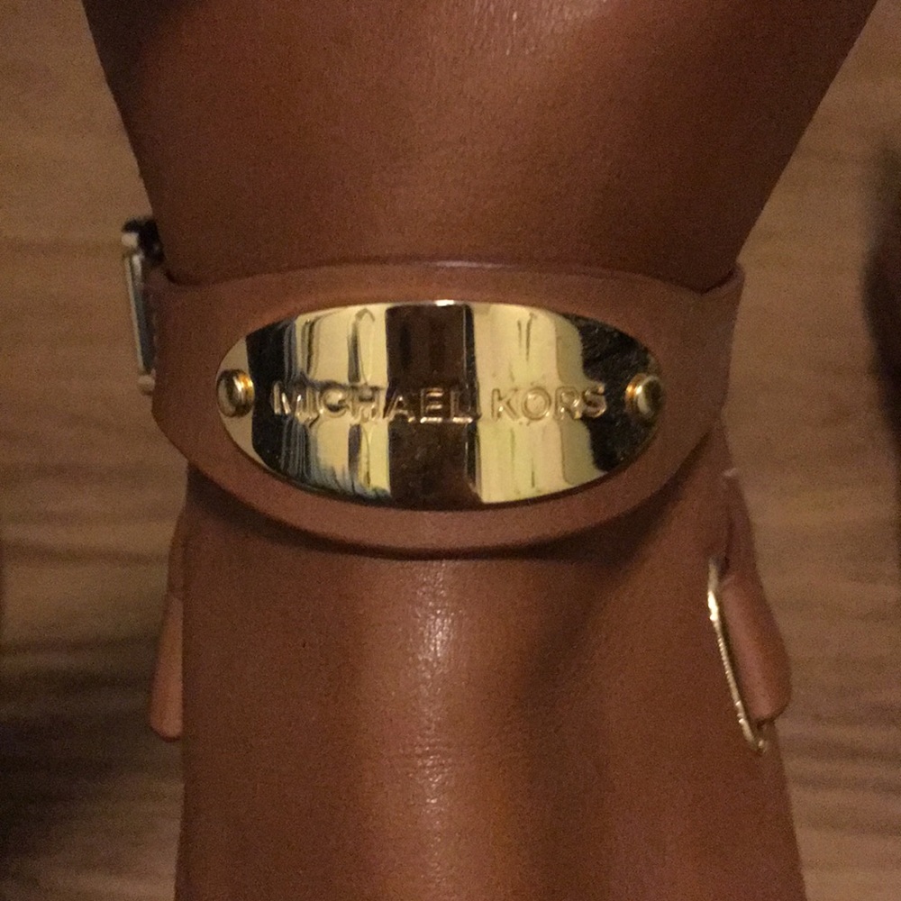 Michael Kors - tan boots - Picture 3 of 6